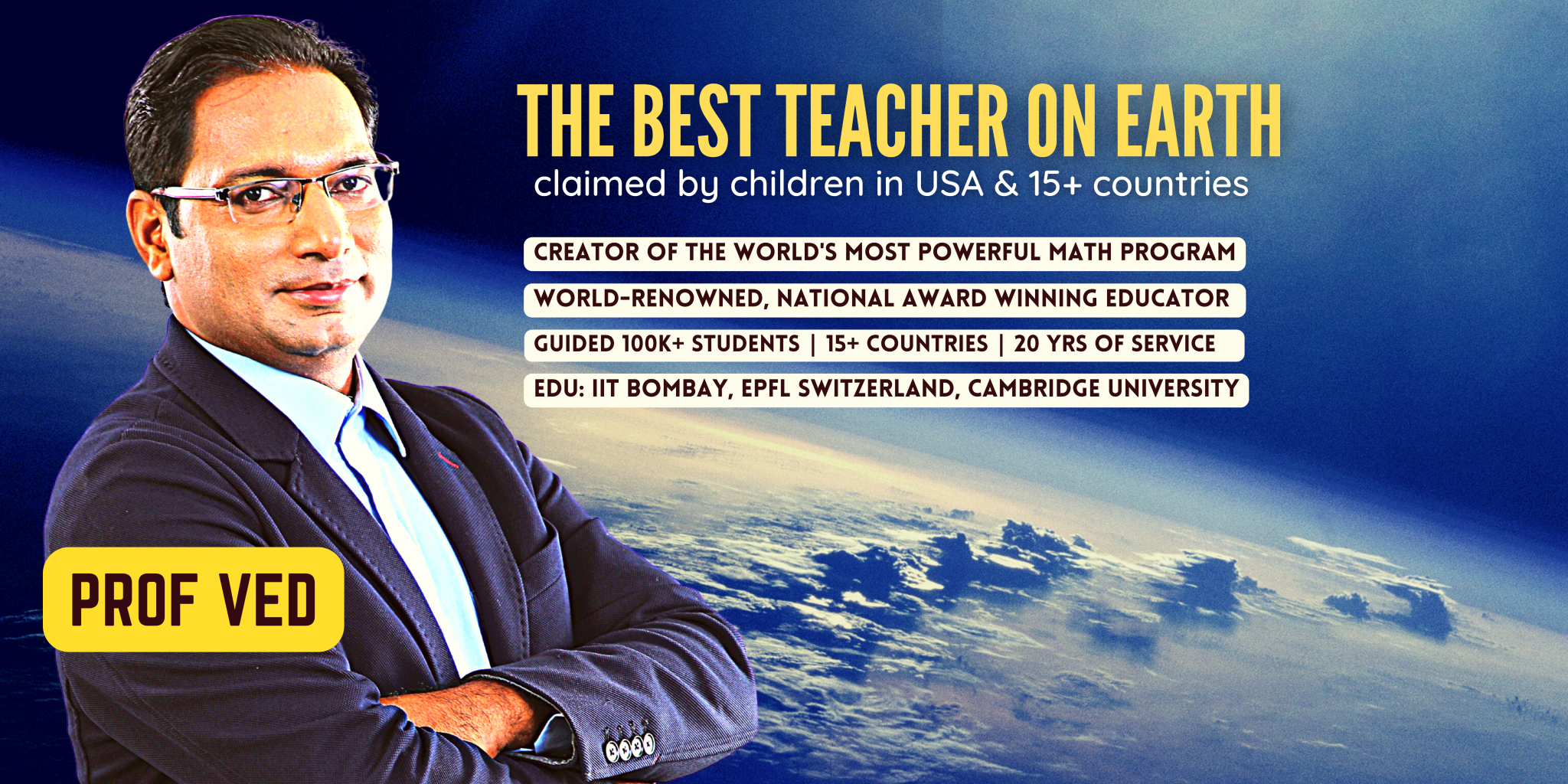 Prof Ved The top secret to getting your child into ivy league colleges - Prof Ved