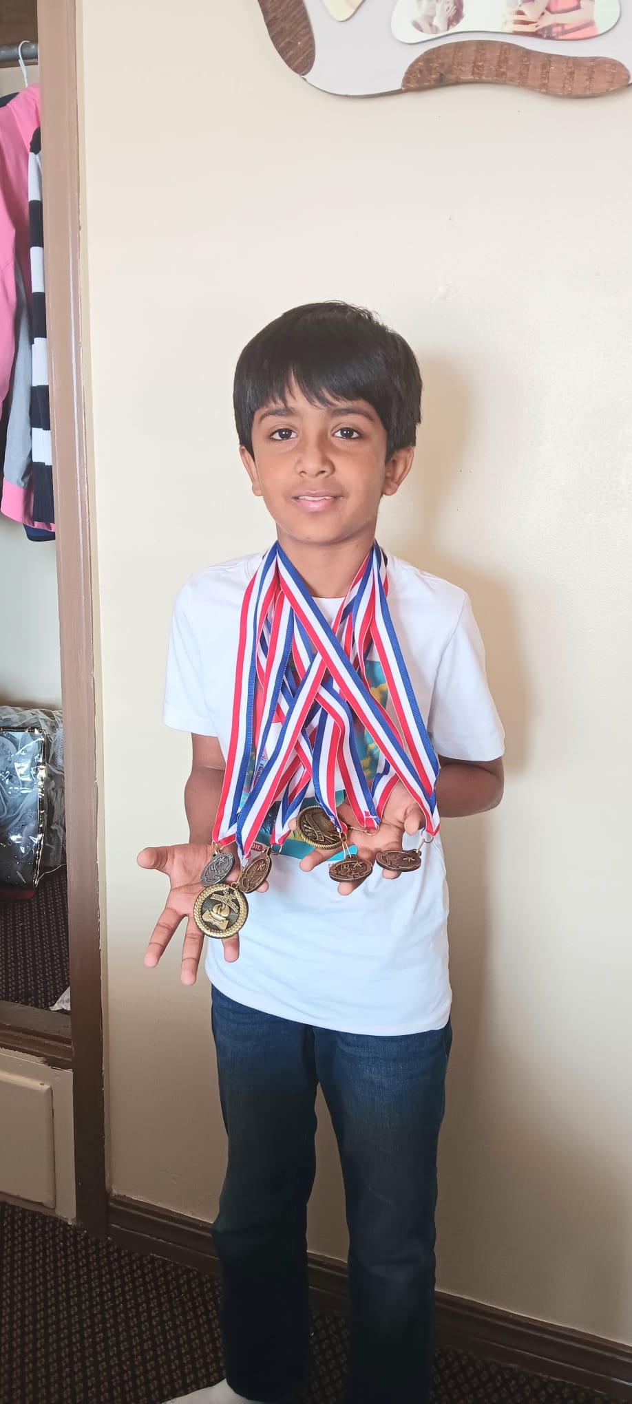 Student smiling with certificate