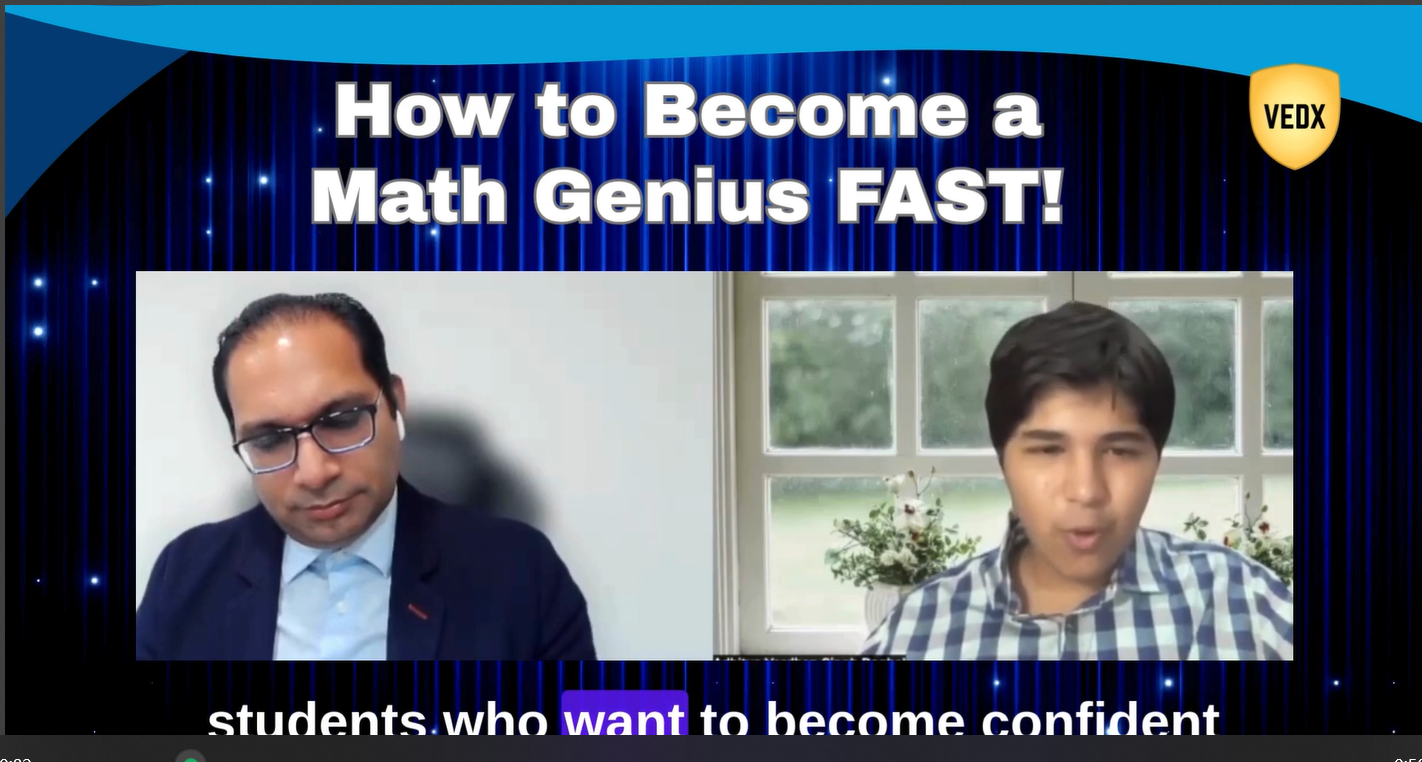 Prof Ved How to Build Math Confidence in Kids | Prof Ved's Daily Habit Formula ...