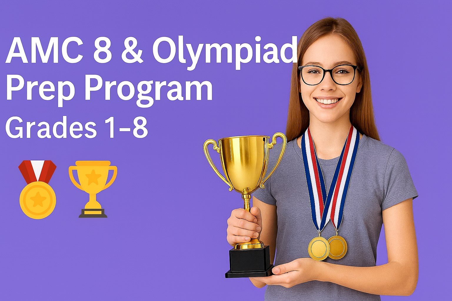 Train Smart for AMC 8 & prestigious Olympiad Tests with Prof Ved’s Powerful AMC & Olympiad Prep Program