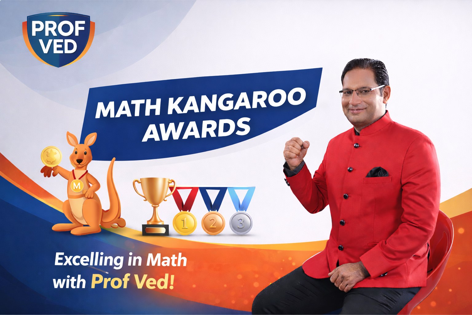 Prof Ved Awards and Recognition Banner