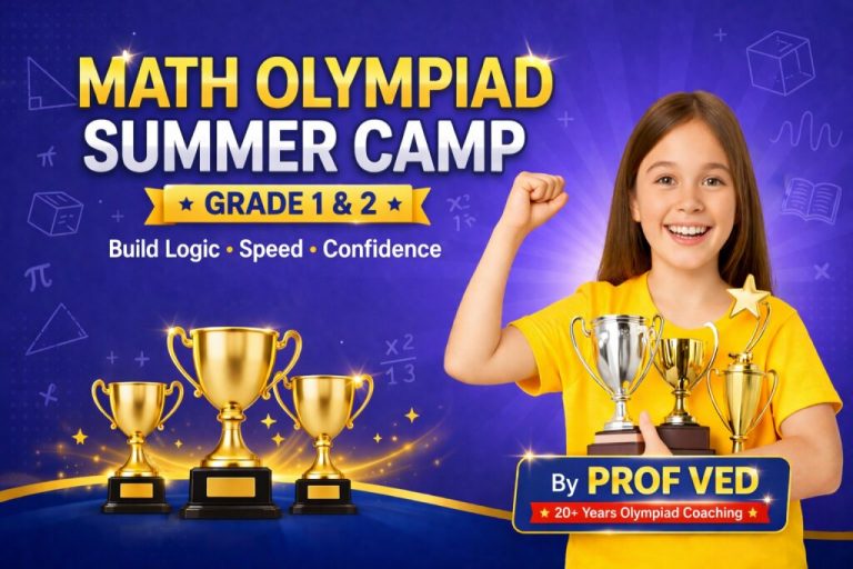 Math Olympiad Summer Camp for Grades 1 & 2 | Prof Ved - Prof Ved